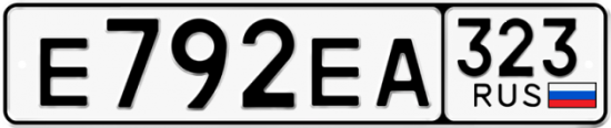 Красивый номер на авто Е792ЕА 323