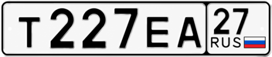 Красивый номер на авто Т227ЕА 27