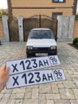 Красивый гос номер Х123АН 96