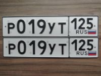 Красивый гос номер Р019УТ 125