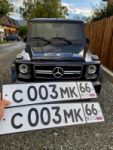 Красивый гос номер С003МК 66