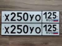 Красивый гос номер Х250УО 125