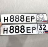 Красивый гос номер Н888ЕР 32