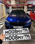 Красивый гос номер М008МУ 196