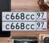 Красивый гос номер С668СС 97
