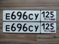 Красивый гос номер Е696СУ 125