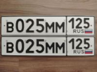 Красивый гос номер В025ММ 125