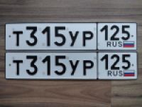 Красивый гос номер Т315УР 125