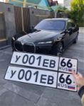 Красивый гос номер У001ЕВ 66