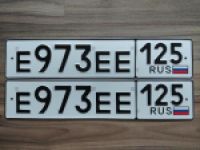 Красивый гос номер Е973ЕЕ 125